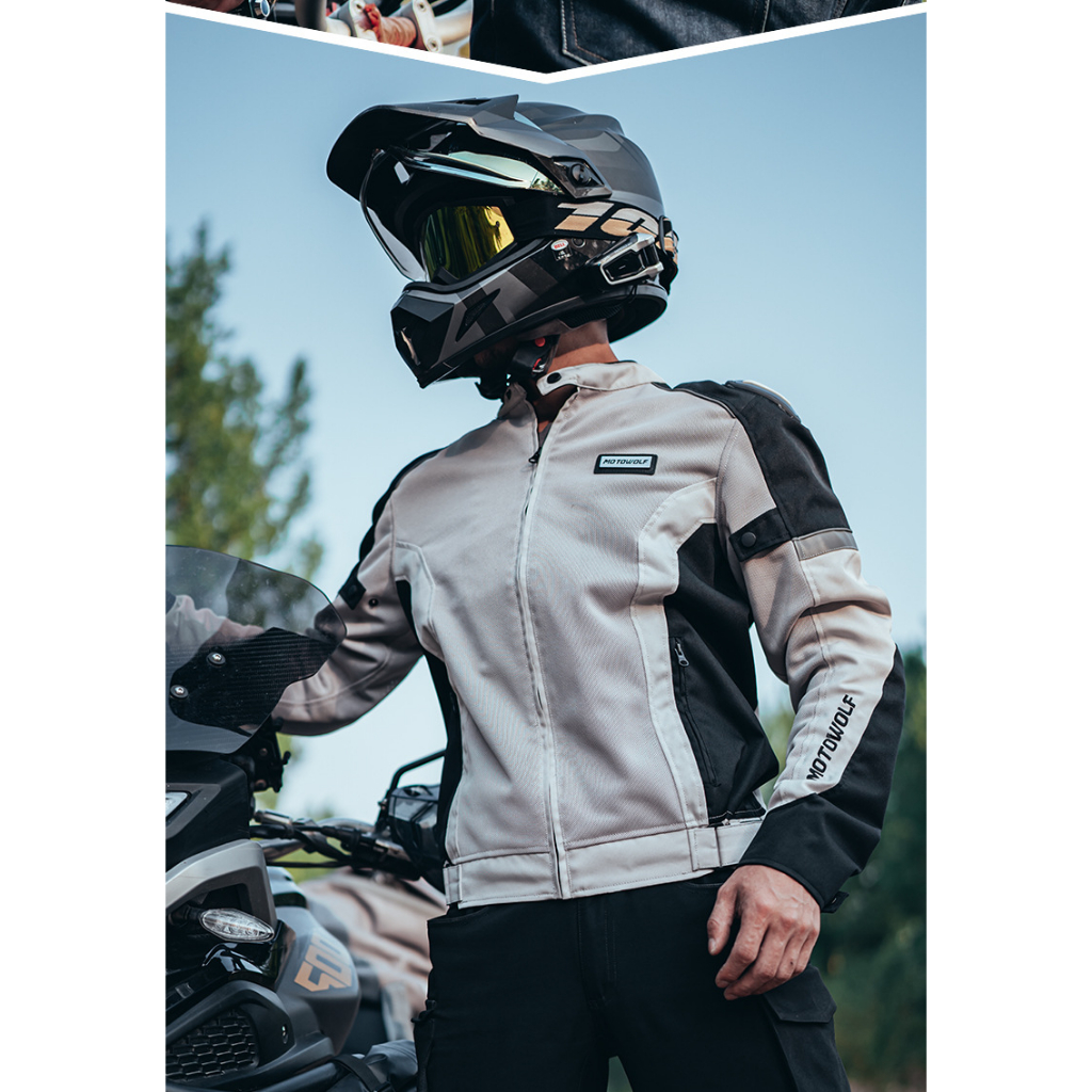 ÁO KHOÁC GIÁP CHỐNG NƯỚC MOTOWOLF MDL0515 CHÍNH HÃNG