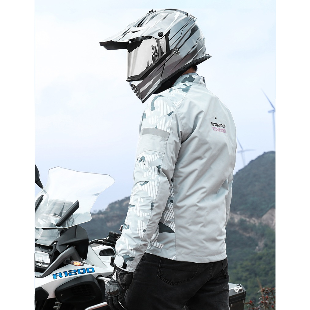 ÁO KHOÁC GIÁP CHỐNG NƯỚC MOTOWOLF MDL0516 CHÍNH HÃNG