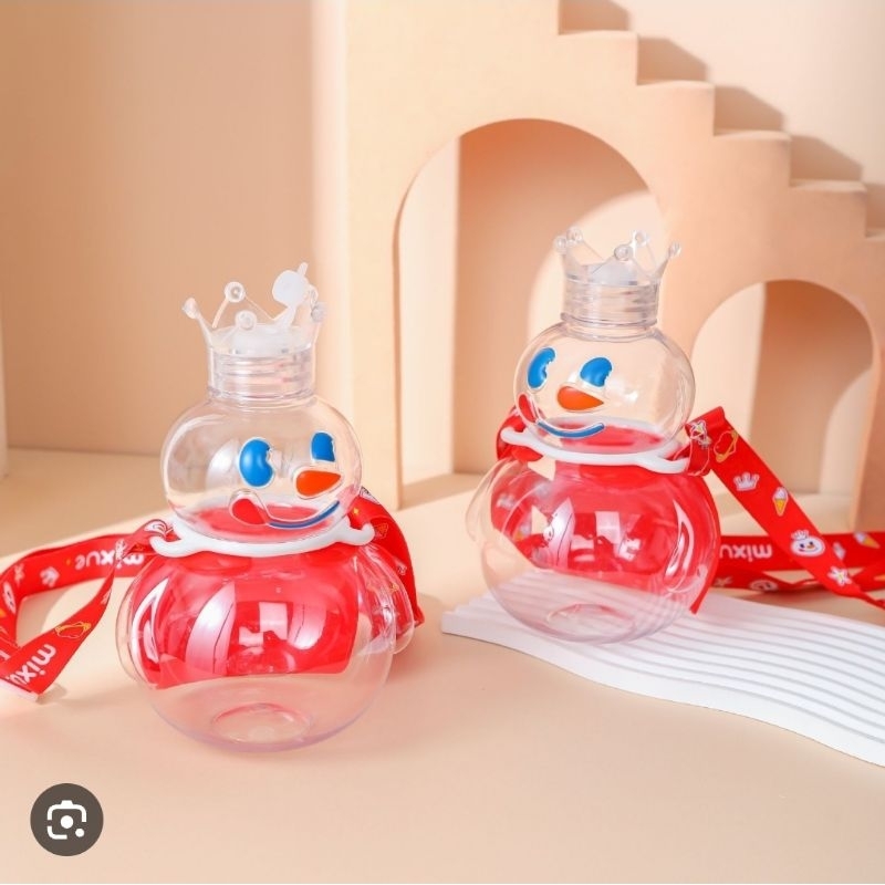 Bình nước MIXUE Tuyết Vương 700ml đựng trà sữa xinh xắn, dễ thương