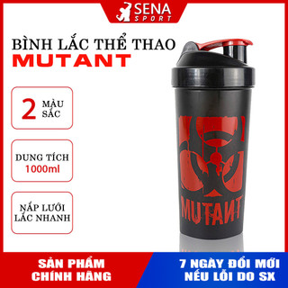 Bình lắc tập gym thể thao - Bình lắc Whey Mutant 1000ml