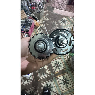 Hub xe đạp fixed gear ( cả bộ trc sau)
