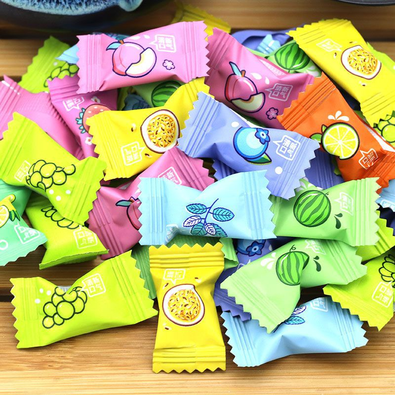 Combo 500g kẹo viên ngậm bạc hà / Kẹo viên ngậm Vitamin c vị bạc hà mát lạnh thơm ngon nhiều vị trái cây