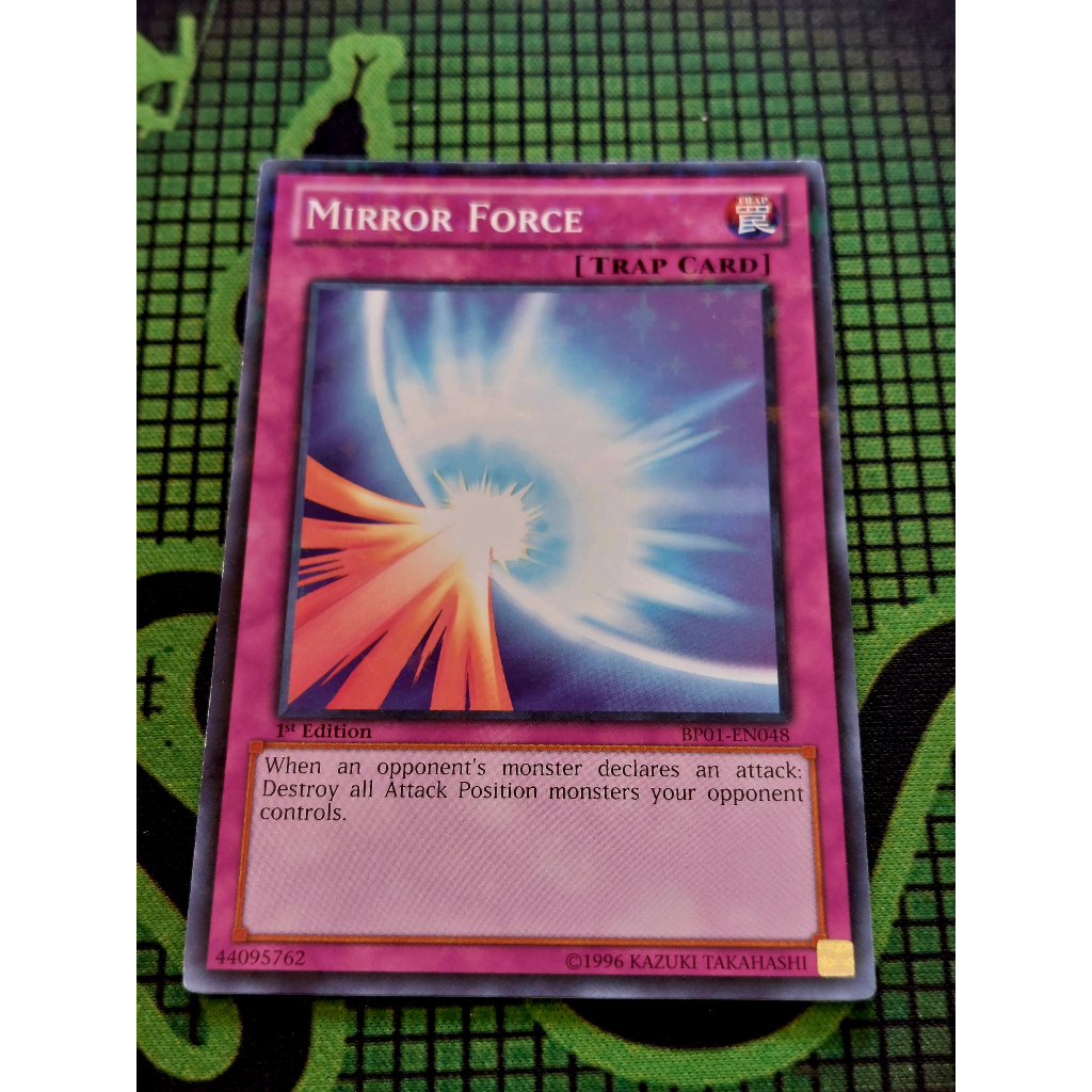 Thẻ Bài Mint90 Yugioh Trap Mirror Force - BP01-EN048 - Starfoil Rare