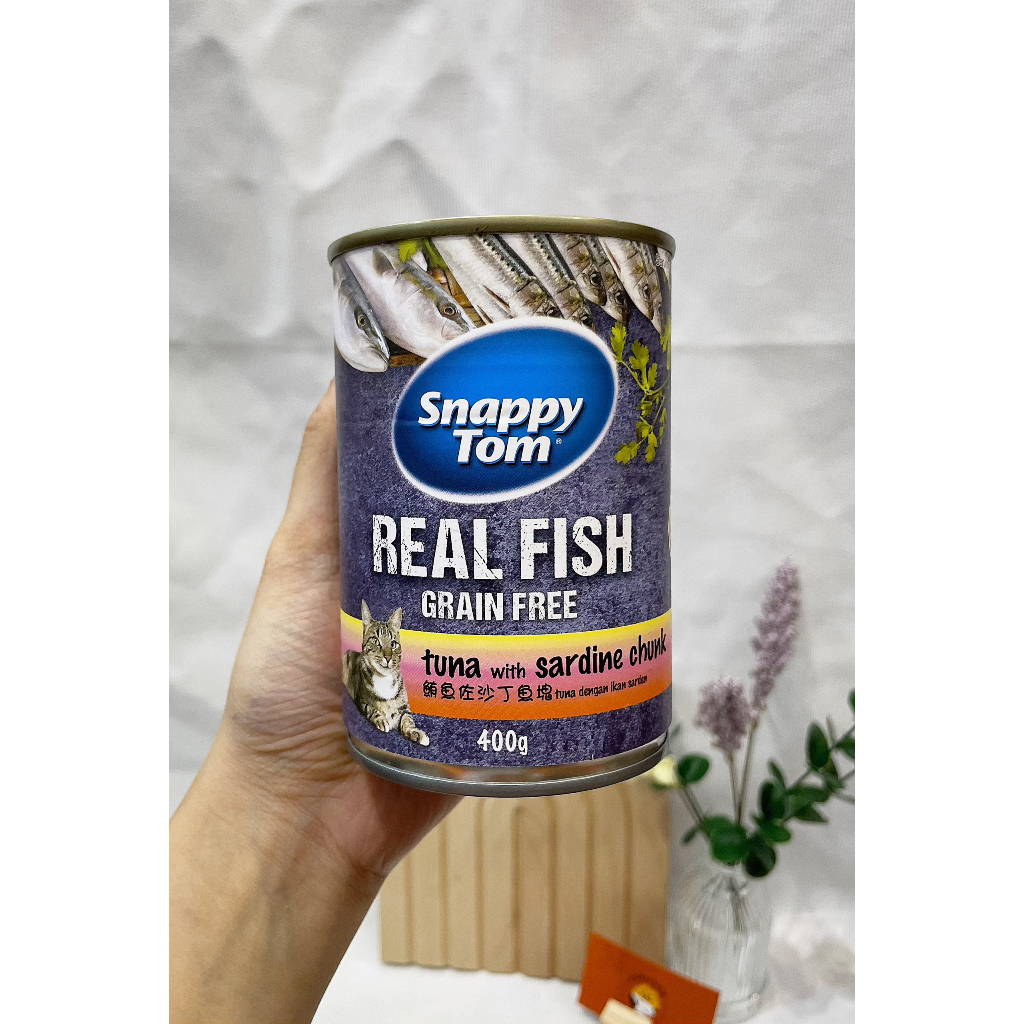 Pate Snappy Tom 400g REAL FISH - REAL MEAT, siêu cá, siêu thịt cho mèo - FURIENDS OFFICIAL STORE