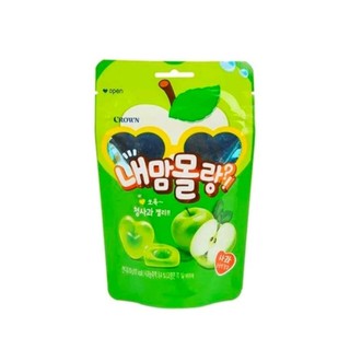 Kẹo dẻo Crown vị táo hàn quốc túi 50g