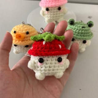 Móc khoá bé nấm kute handmade