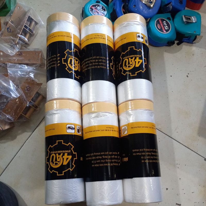 Nilong che bụi, che sơn, che đa năng có băng dính dán