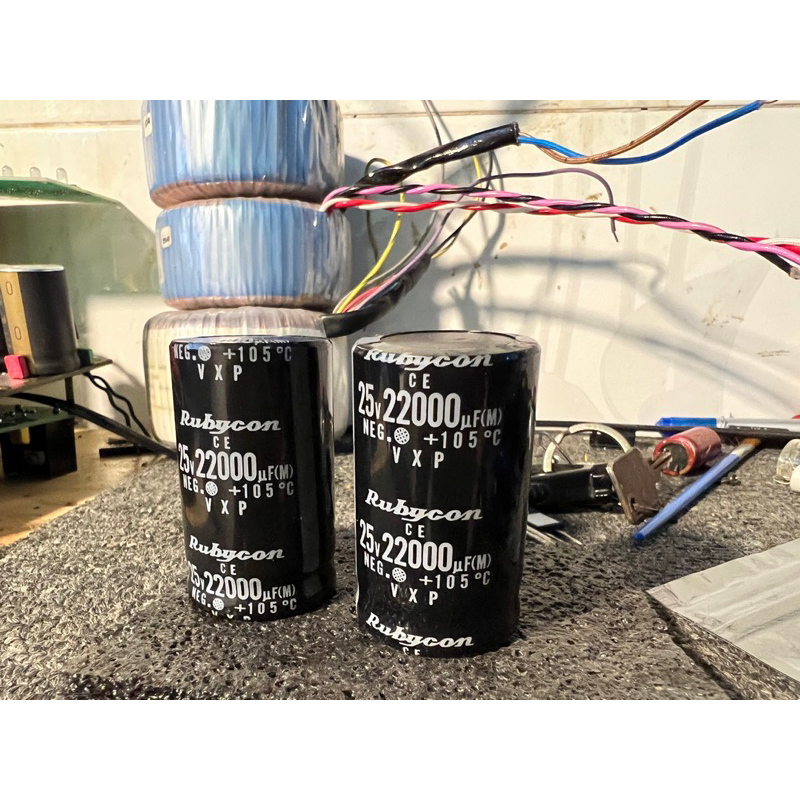 Tụ Rubycon VXP 22000uf 25v tháo máy