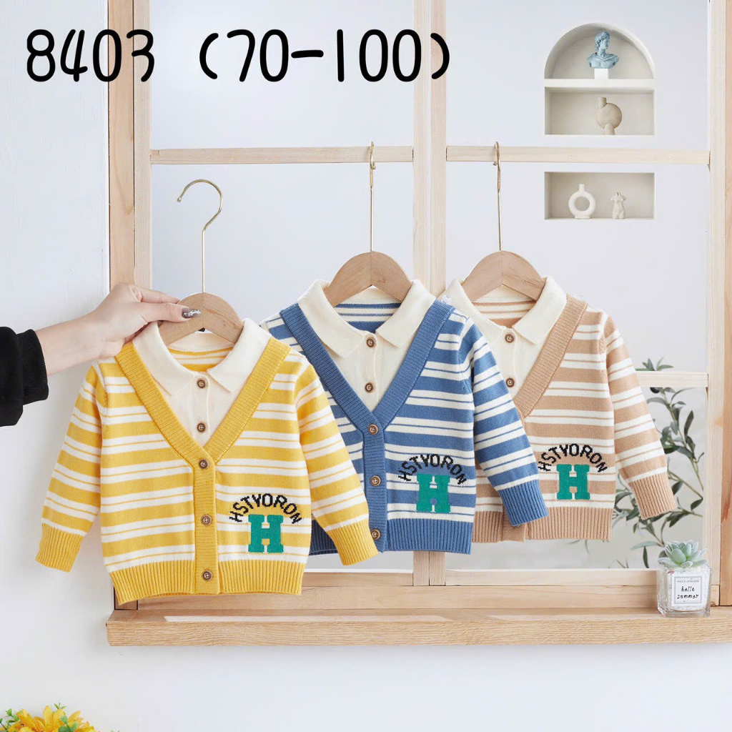 Áo len cổ bẻ quảng châu cho bé chất mềm đẹp