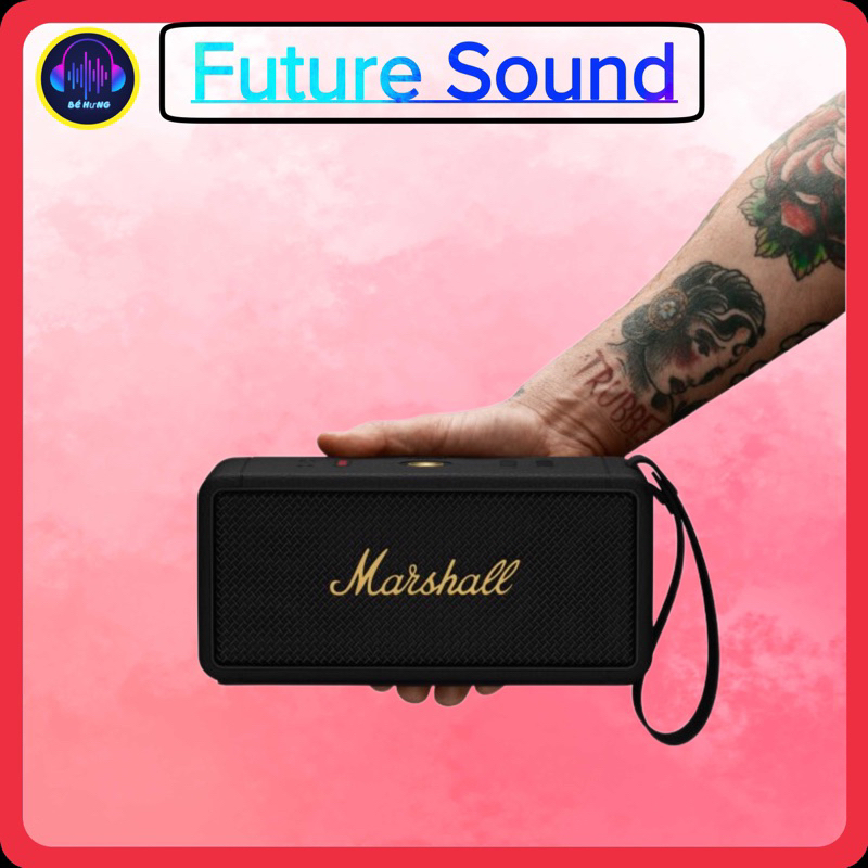 Loa Marshall Middleton 360pro 50w Pin Sử Dụng 12 giờ, Chống Nước IPX7