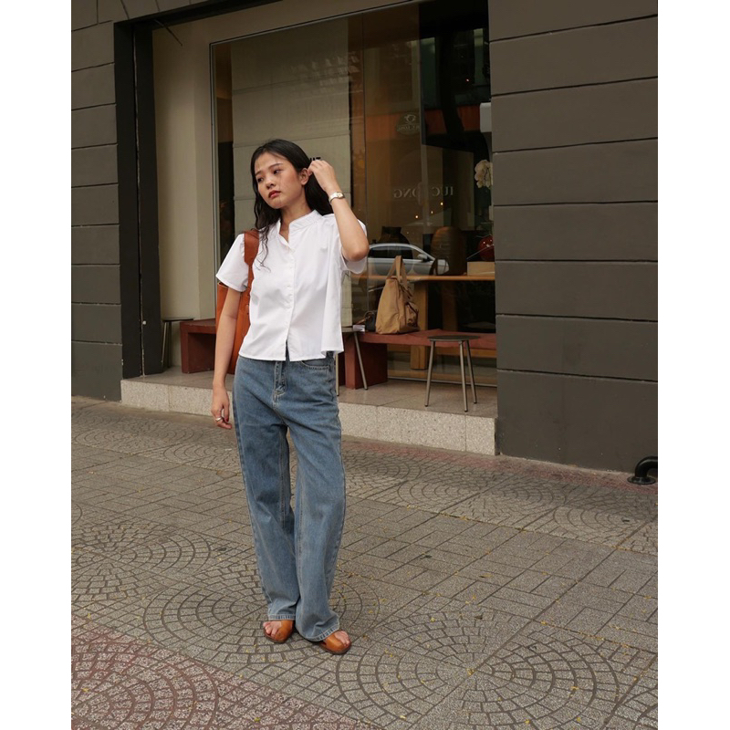 DE PLAGE - ÁO SHORT-SLEEVES BLOUSE