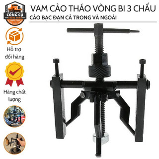 Vam cảo vòng bi trong và ngoài, bộ cảo bạc đạn, tháo vòng bi chất liệu cứng cáp, bộ vam cảo 3 chấu