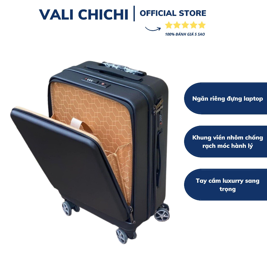 Vali Doanh Nhân Size 20INCH Thời Trang Cao Cấp - Chống Rạch Móc - Bể Vỡ - Khóa TSA Tiêu Chuẩn