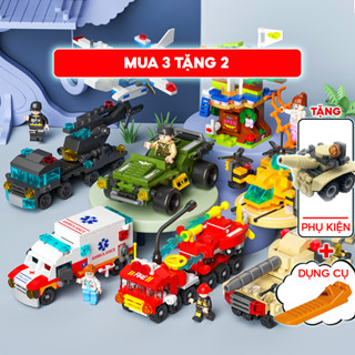 Đồ chơi lắp ráp Cảnh Sát / Cứu Hỏa / Máy Bay / Tàu Chiến 138 - 150 chi tiết