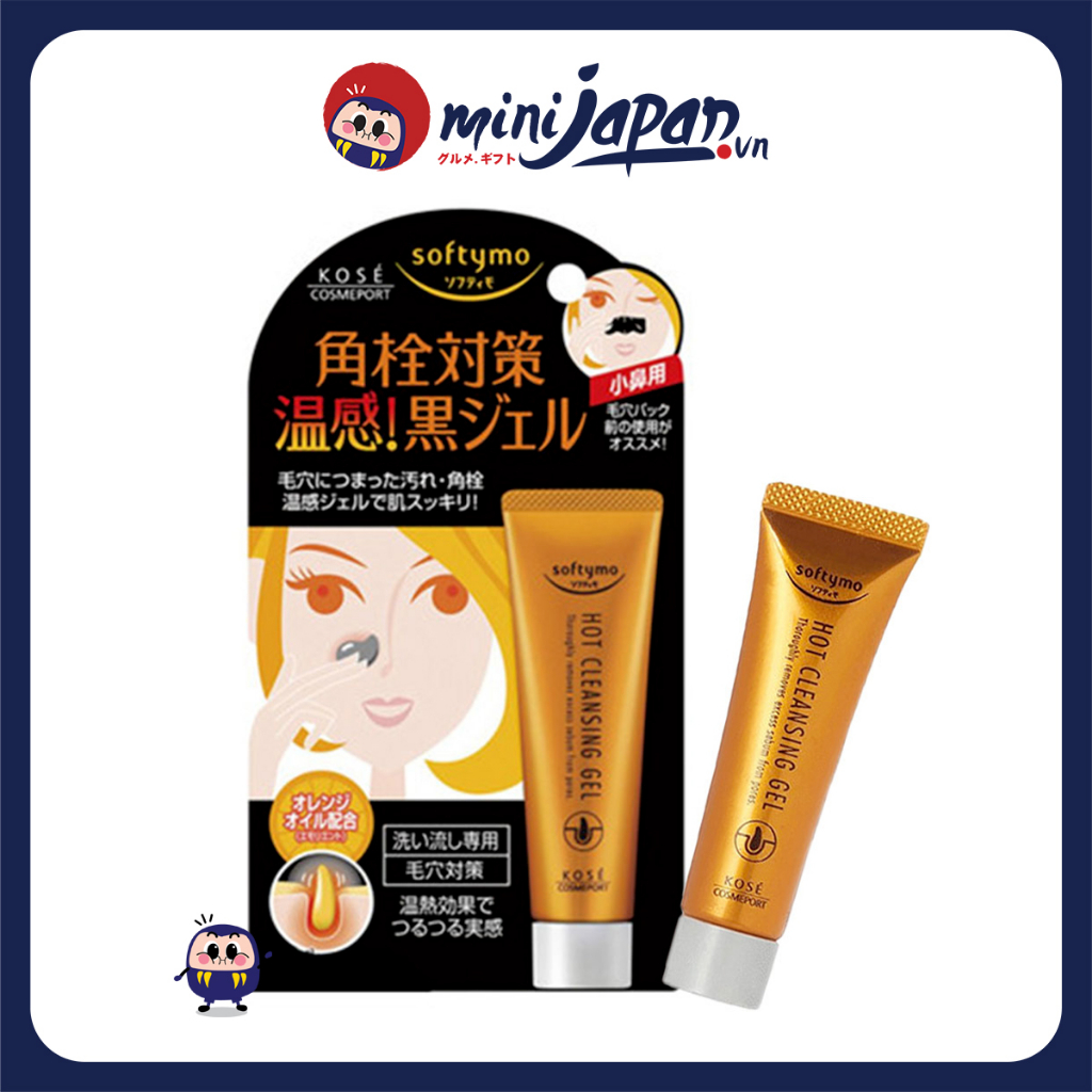 Gel Lột Mụn Đầu Đen KOSE Softymo Cleansing 25g - Lột Mụn Đầu Đen Kose Nhật Bản