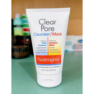 Sữa rửa mặt sạch sâu 2 in 1 Clear Pore NEUTROGENA 125ml Hàng Mỹ