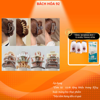 Kẹp tóc càng cua cỡ lớn phong cách Hàn Quốc thanh lịch