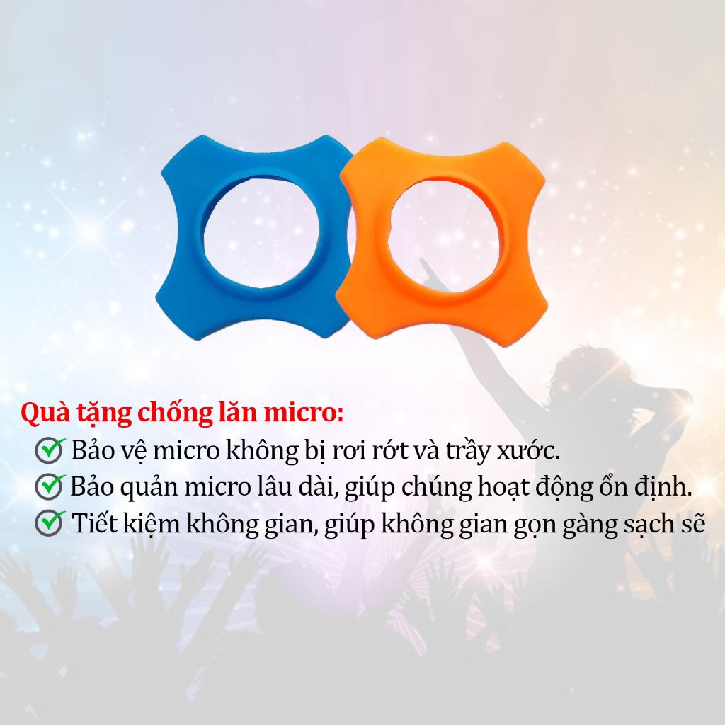 Loa Xách Tay AZPro SG06 - Đỉnh Cao Âm Thanh Cao Cấp Giá Rẻ, Tặng Kèm 2 Micro Không Dây và Chống Lăn.