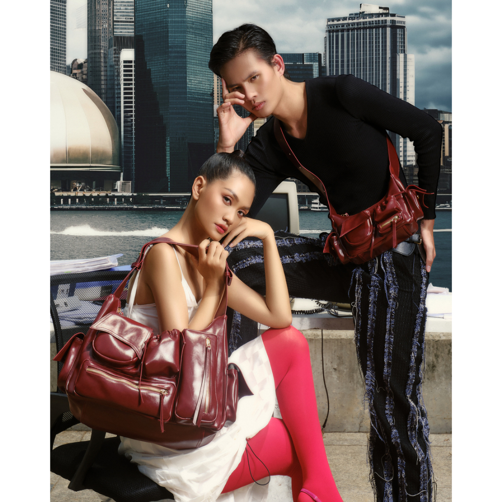 Túi xách C5-POCKET size nhỏ  màu đen - CHAUTFIFTH