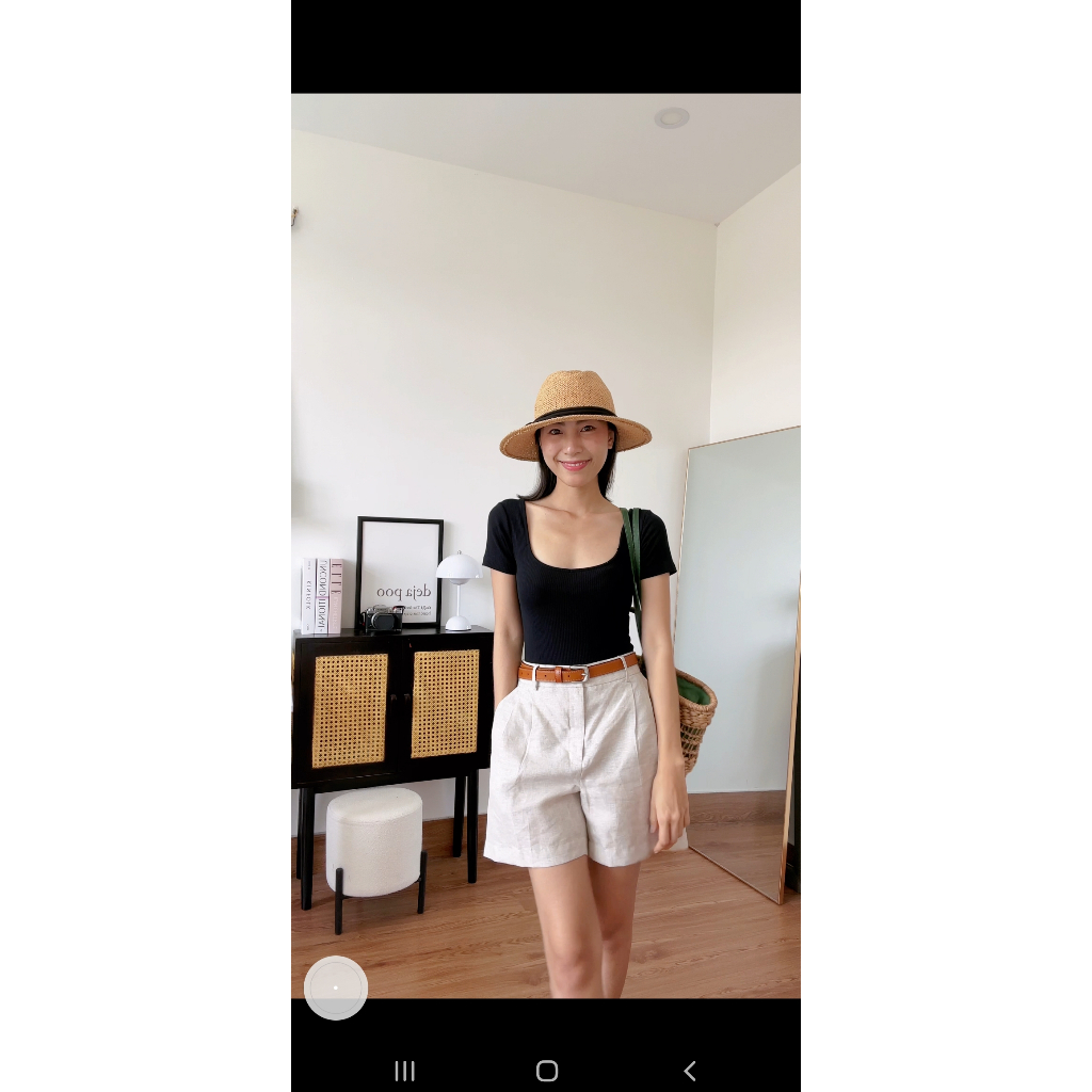 Quần short linen cao cấp DP