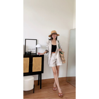 Quần short linen cao cấp DP