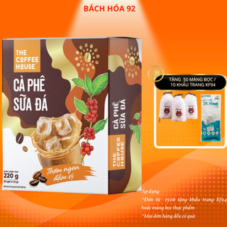Cà phê sữa đá hòa tan The Coffee House , đậm đà hương cà phê, không chất phụ gia, không chất bảo quản