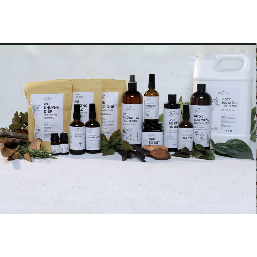 Nước súc miệng thảo dược Thô handmade 500ml