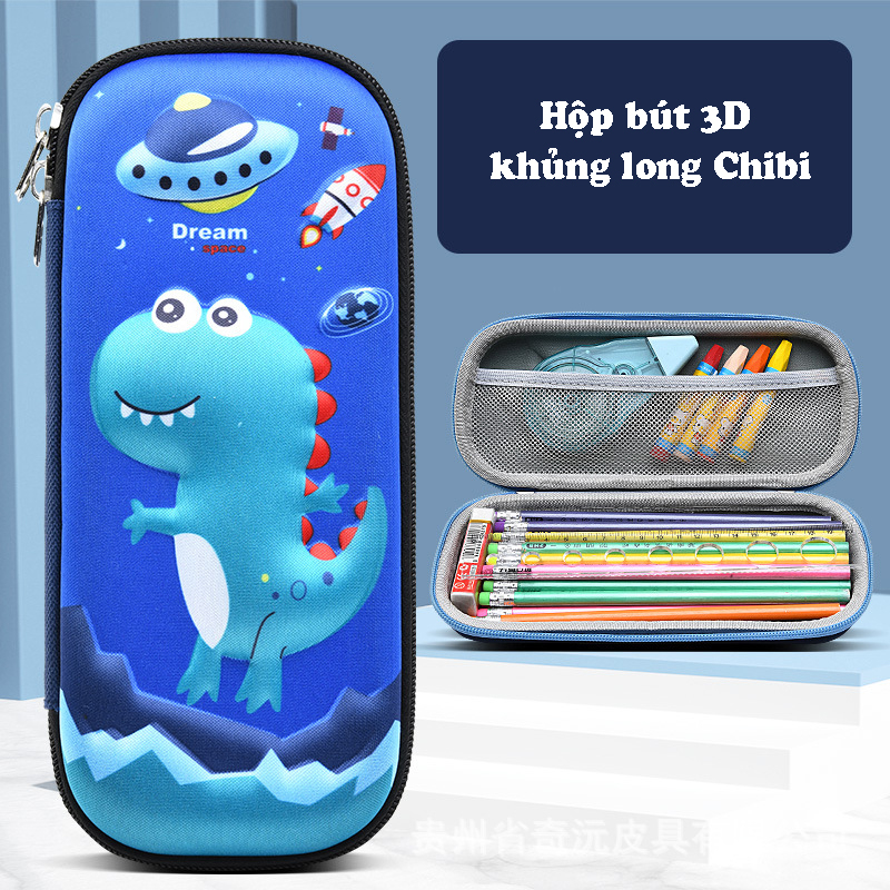 Hộp bút hoạt hình 3D ngộ nghĩnh