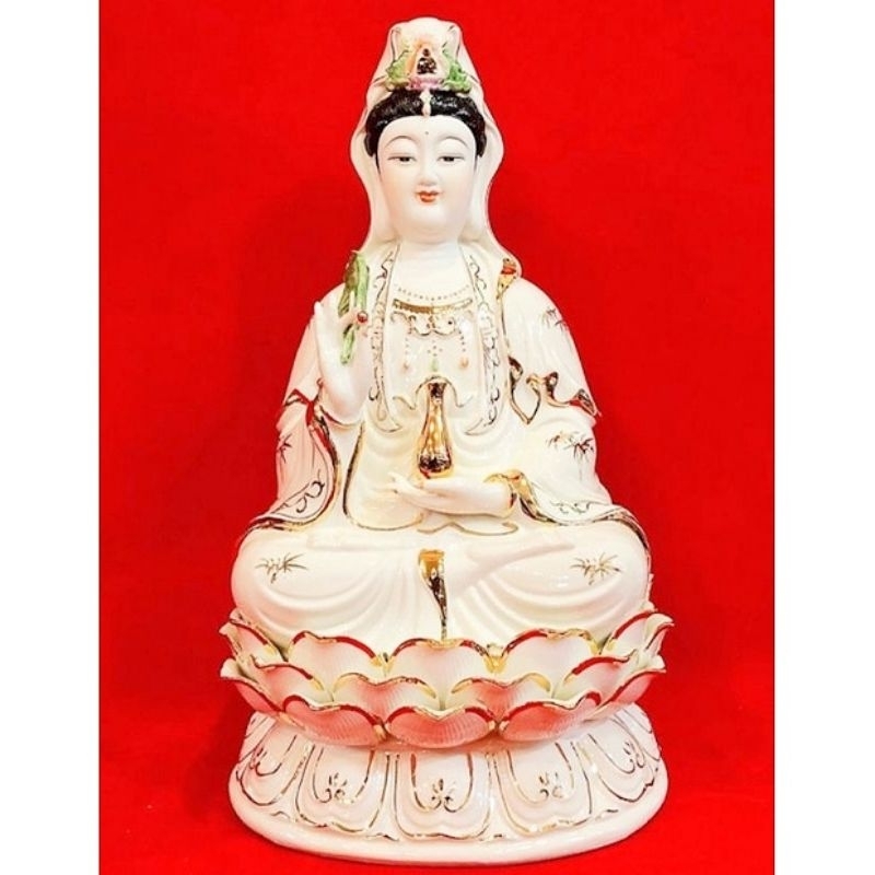 tượng Phật quan âm gốm sứ cao cấp