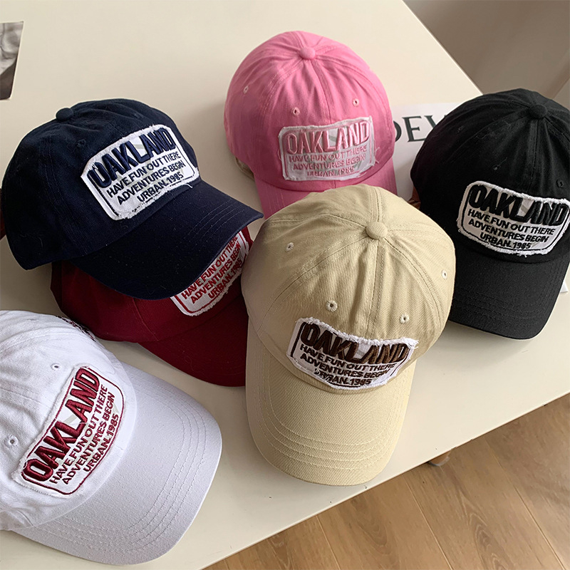 Mũ lưỡi trai thêu OAKLAND chất kaki TA STORE