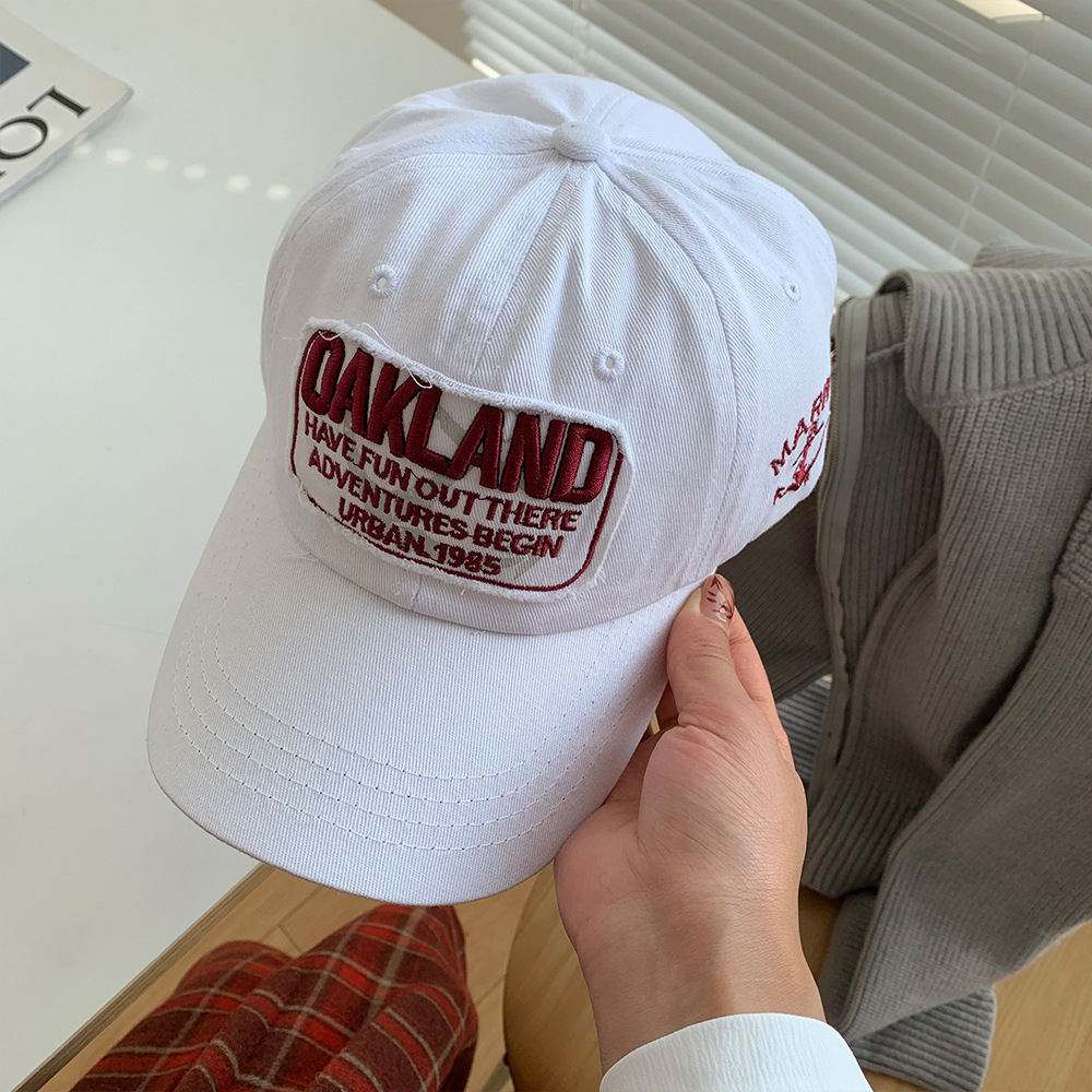 Mũ lưỡi trai thêu OAKLAND chất kaki TA STORE