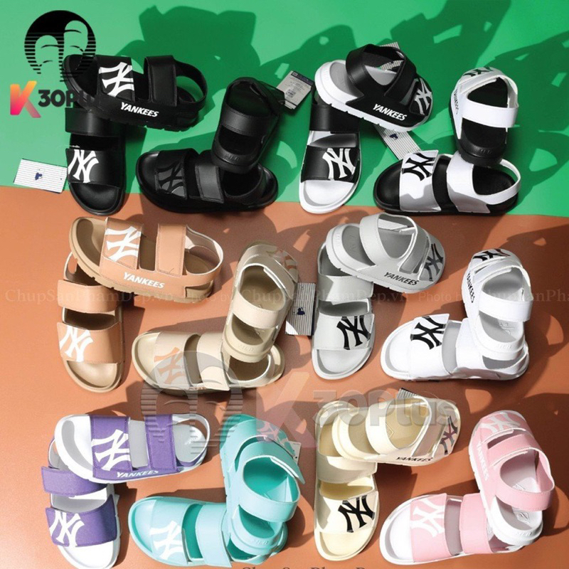 Dép Quai Hậu logo NY YanKess Nhiều màu Nam Nữ