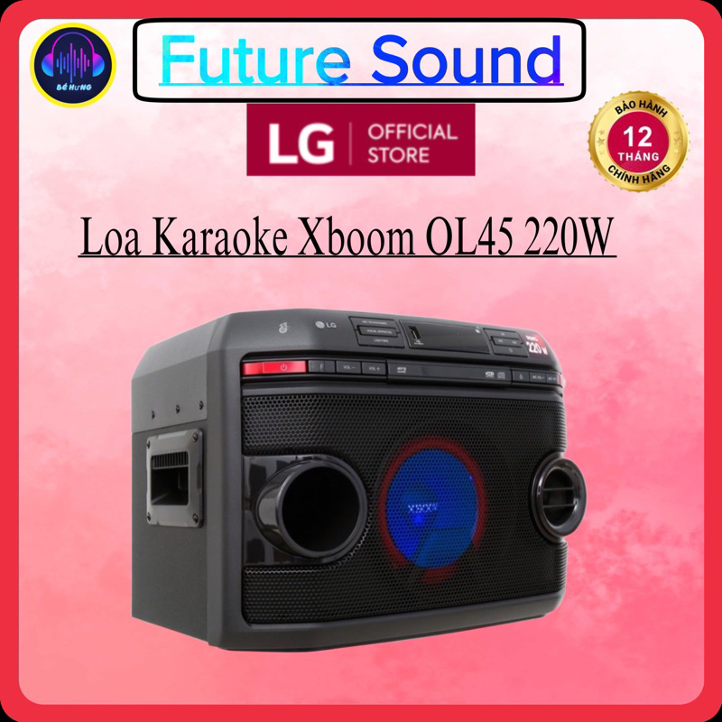 [Freeship toàn quốc] Loa Kéo Bluetooth LG XBOOM OL45-karaoke -220W- Chính hãng bảo hành 12 tháng