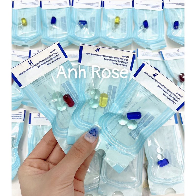 Bi Đá thuỷ tinh bộ 3v