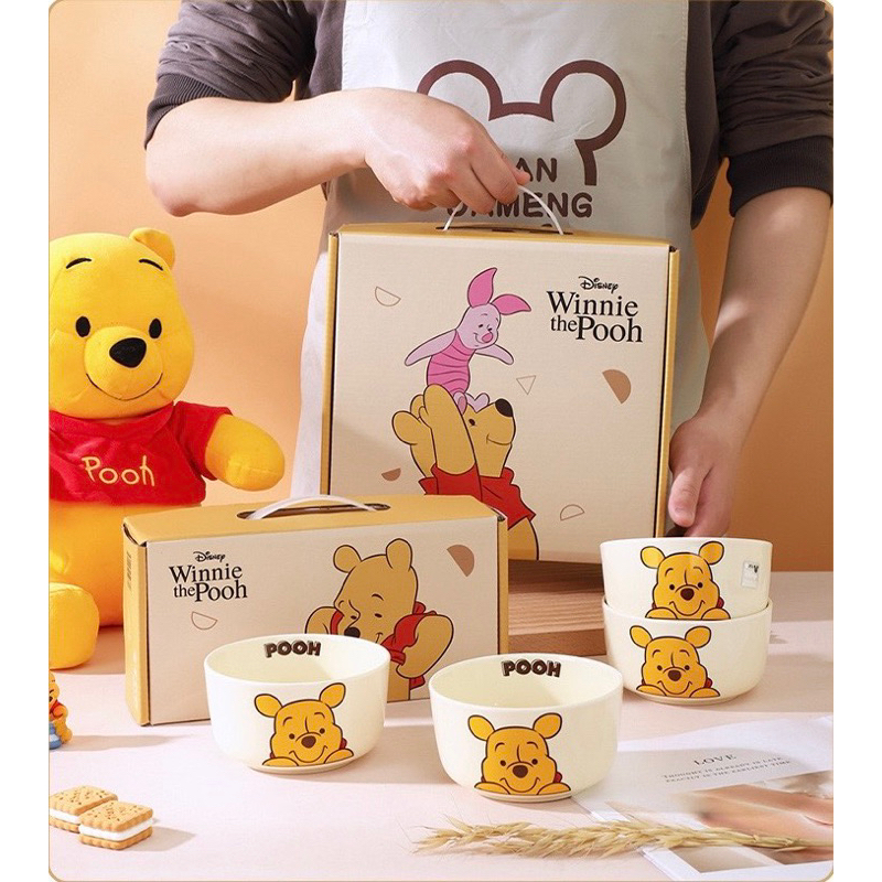 Set bộ 2 chén sứ DISNEY hình gấu POOH