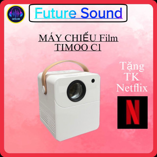 Máy chiếu phim timoo-c1 hd android 9.0 độ sáng lên tới 3000lumens
