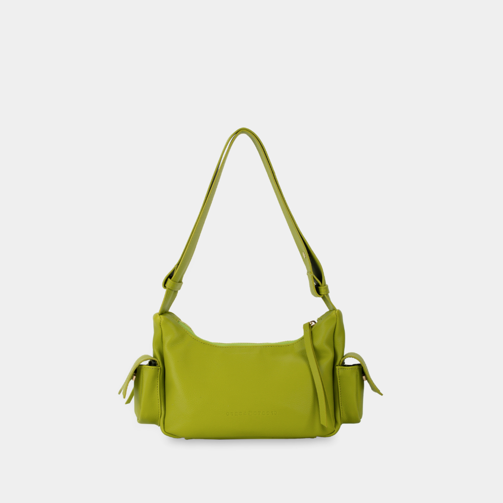 Túi xách C5-POCKET size nhỏ  màu xanh bơ - CHAUTFIFTH