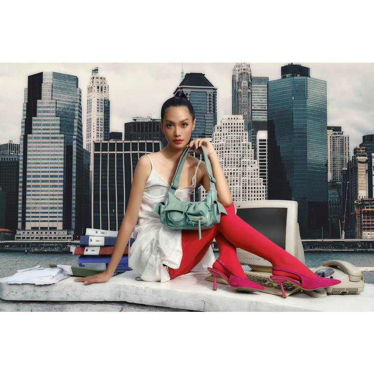 Túi xách C5-POCKET size nhỏ  màu nâu - CHAUTFIFTH