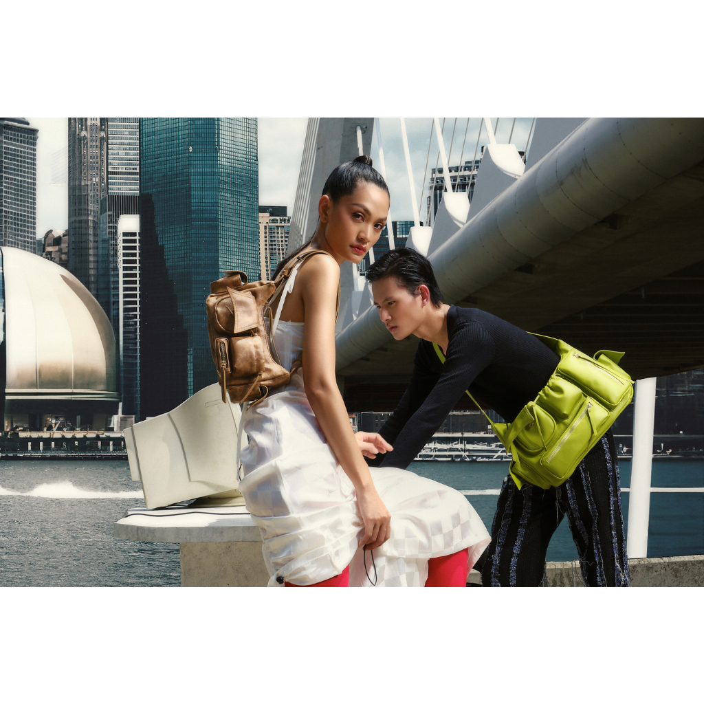 Túi xách C5-POCKET size nhỏ  màu nâu - CHAUTFIFTH