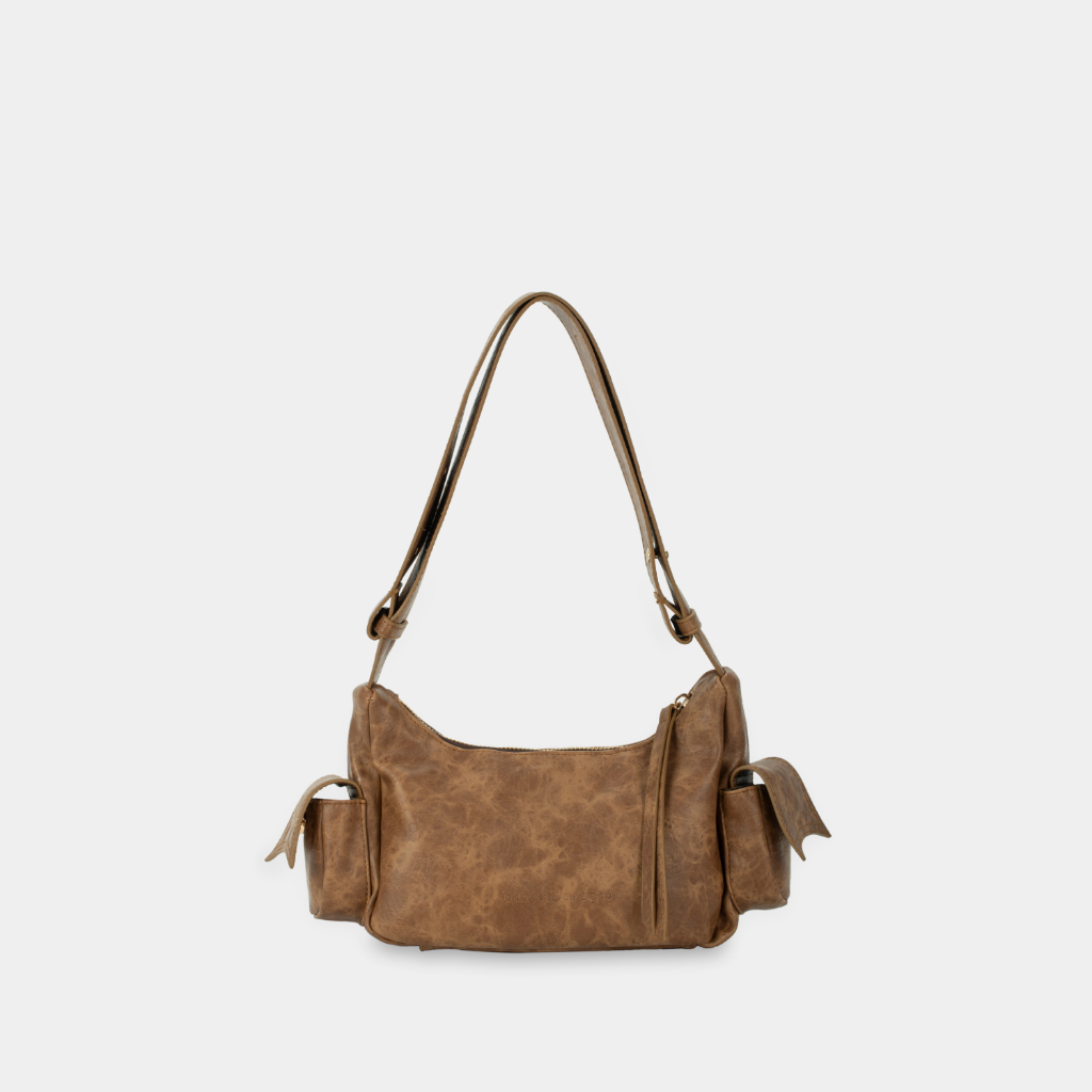 Túi xách C5-POCKET size nhỏ  màu nâu - CHAUTFIFTH