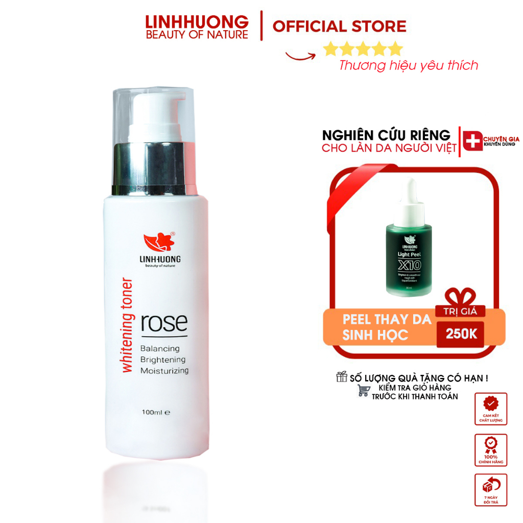 Toner da dầu không cồn se khít lỗ chân lông Linh Hương Beauty Of Nature 100ml