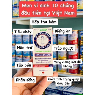[Chính Hãng] Men vi sinh 10 chủng Bioamicus Complete 10ml