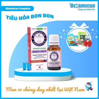 [Chính Hãng] Men vi sinh 10 chủng Bioamicus Complete 10ml