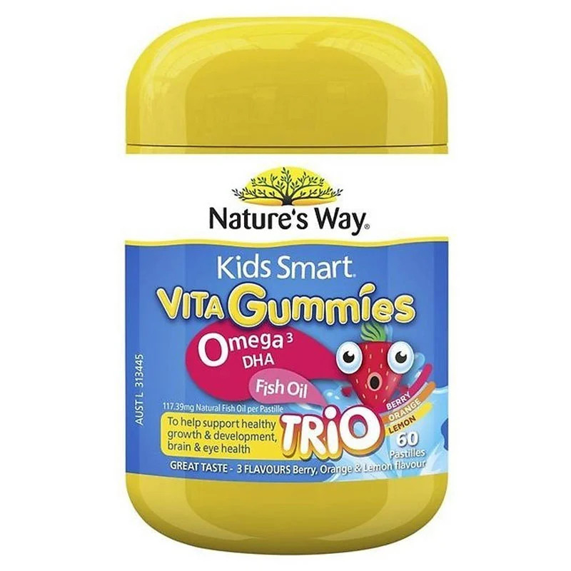 Kẹo Dẻo Các Loại Nature's Way Gummies của Úc 60 Viên