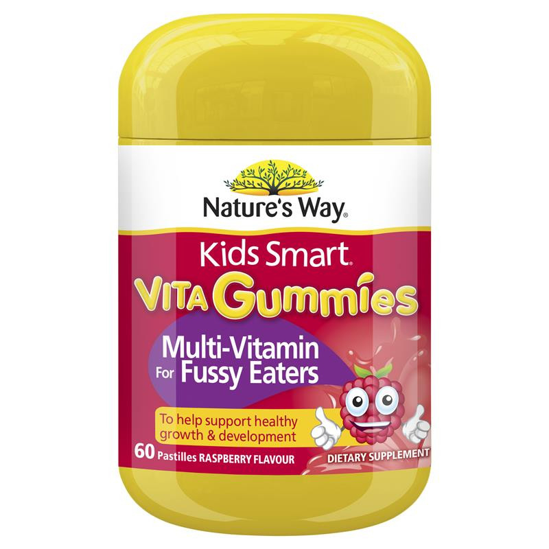 Kẹo Dẻo Các Loại Nature's Way Gummies của Úc 60 Viên