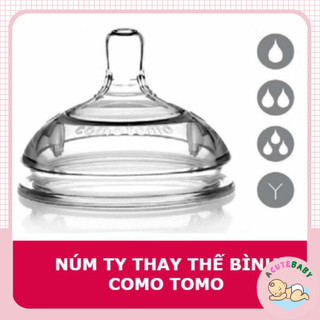 Núm ti comotomo 1-2-3 tia, y-cut - hàng chính hãng mỹ siêu mềm - vubaby