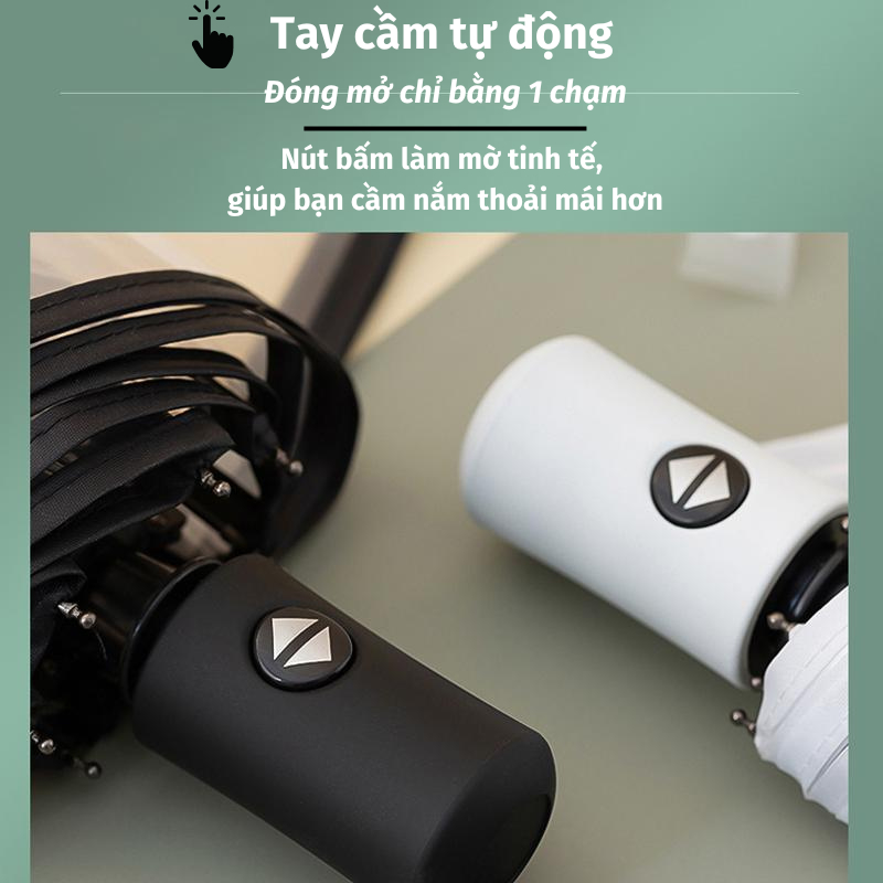 Dù Che Mưa SUMI Gấp Gọn Trong Suốt Chụp Ảnh Phong Cách Hàn Quốc