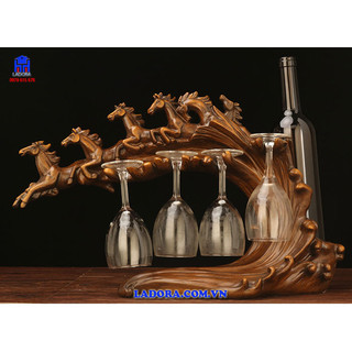 Giá treo ly rượu vang lục mã truy phong