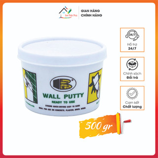  Bột bả trám khe nứt tường gỗ - Bosny Wall Putty  500g .Sử dụng trực tiếp không cần pha loãng 