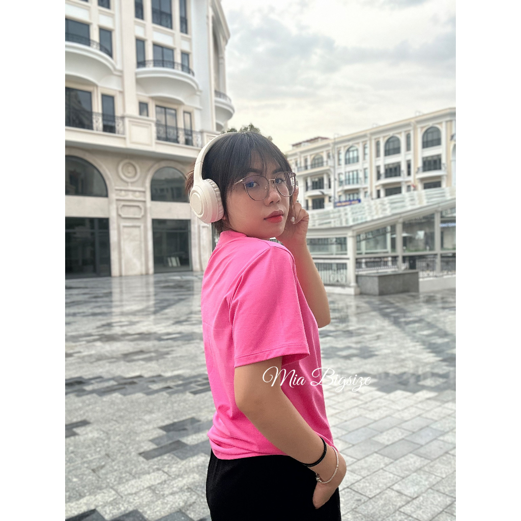 Áo baby tee thỏ hồng cotton bigsize - MiaVN